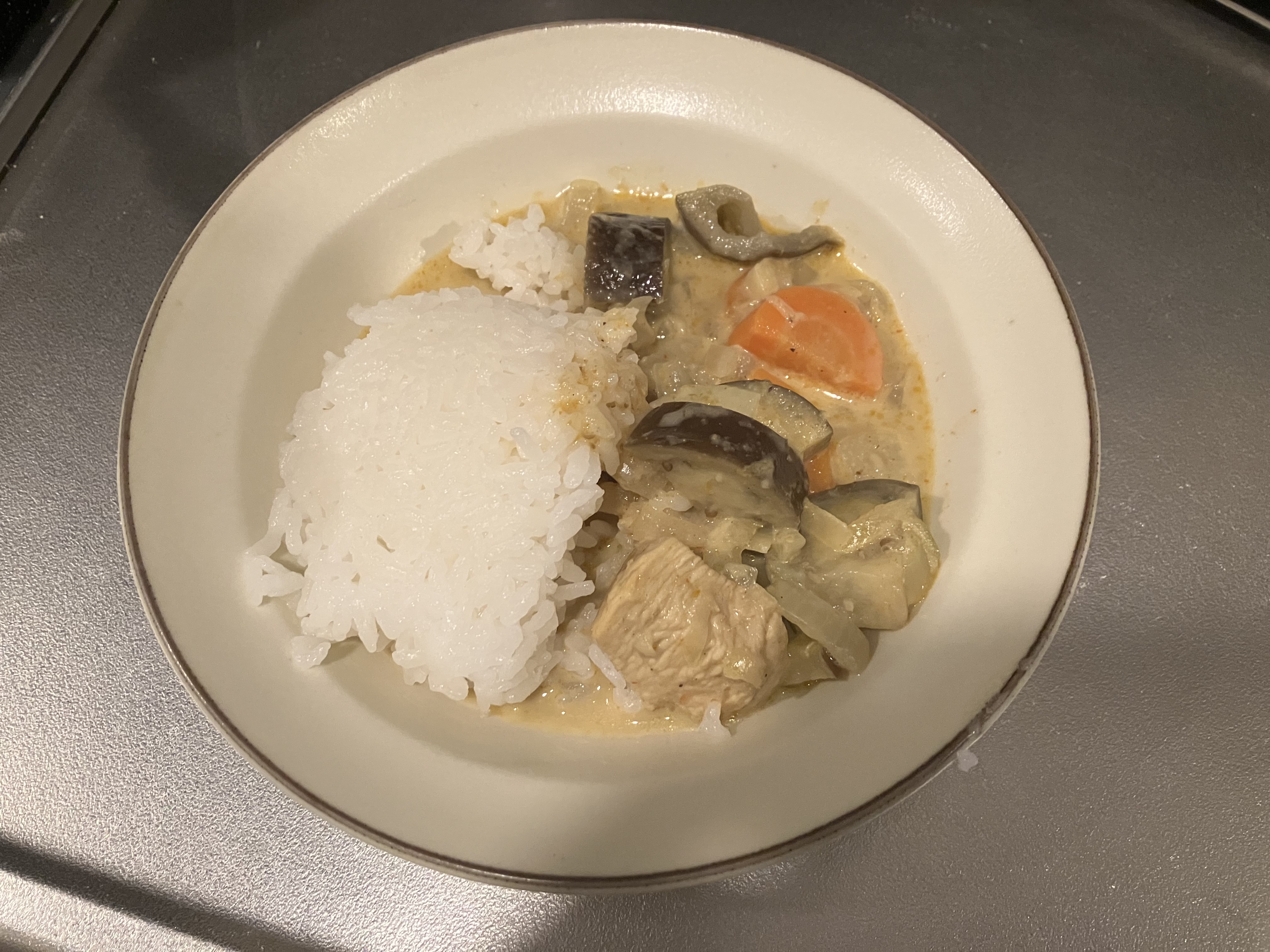 よそったカレー