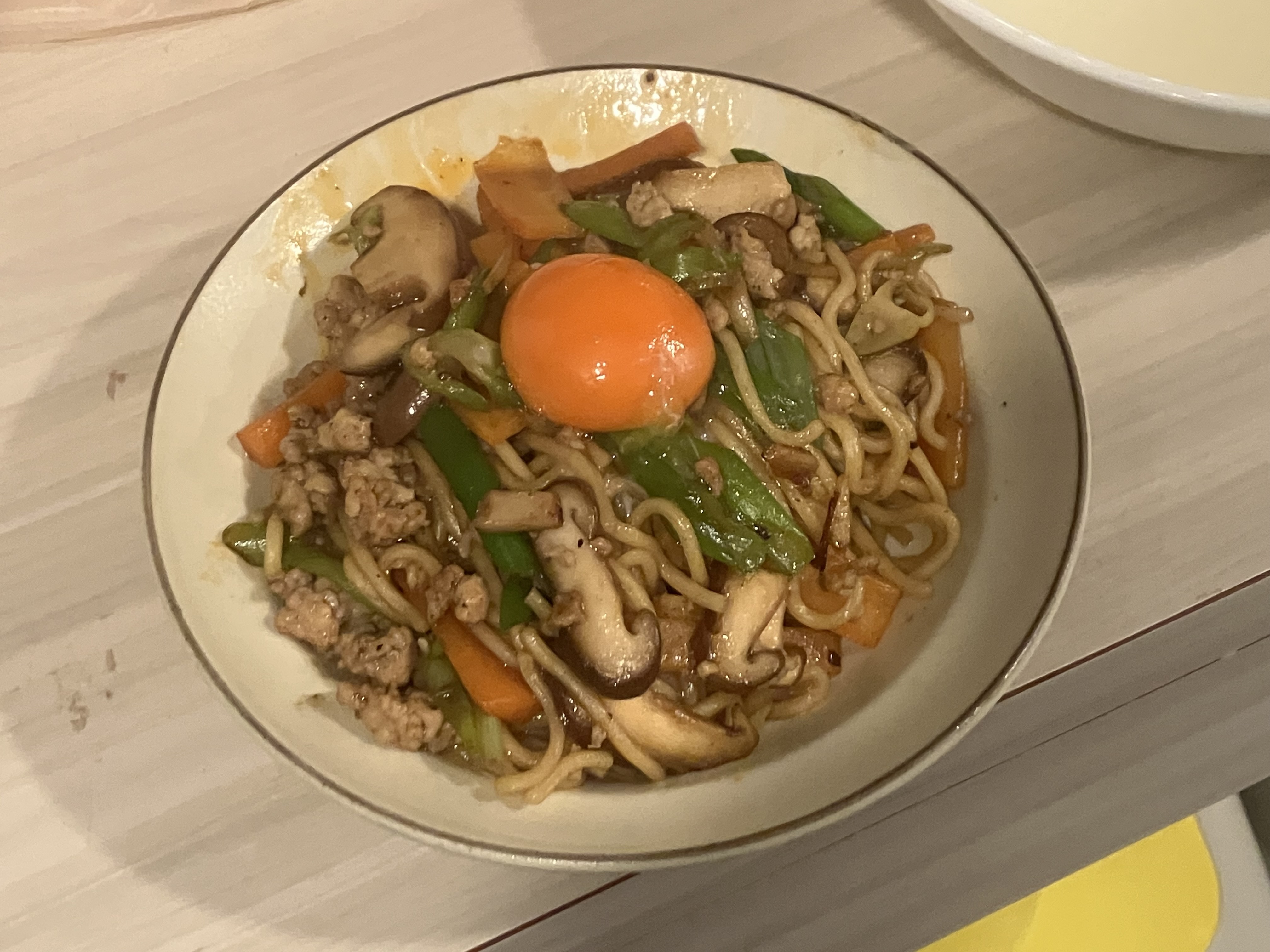 余り物で作った焼きそば