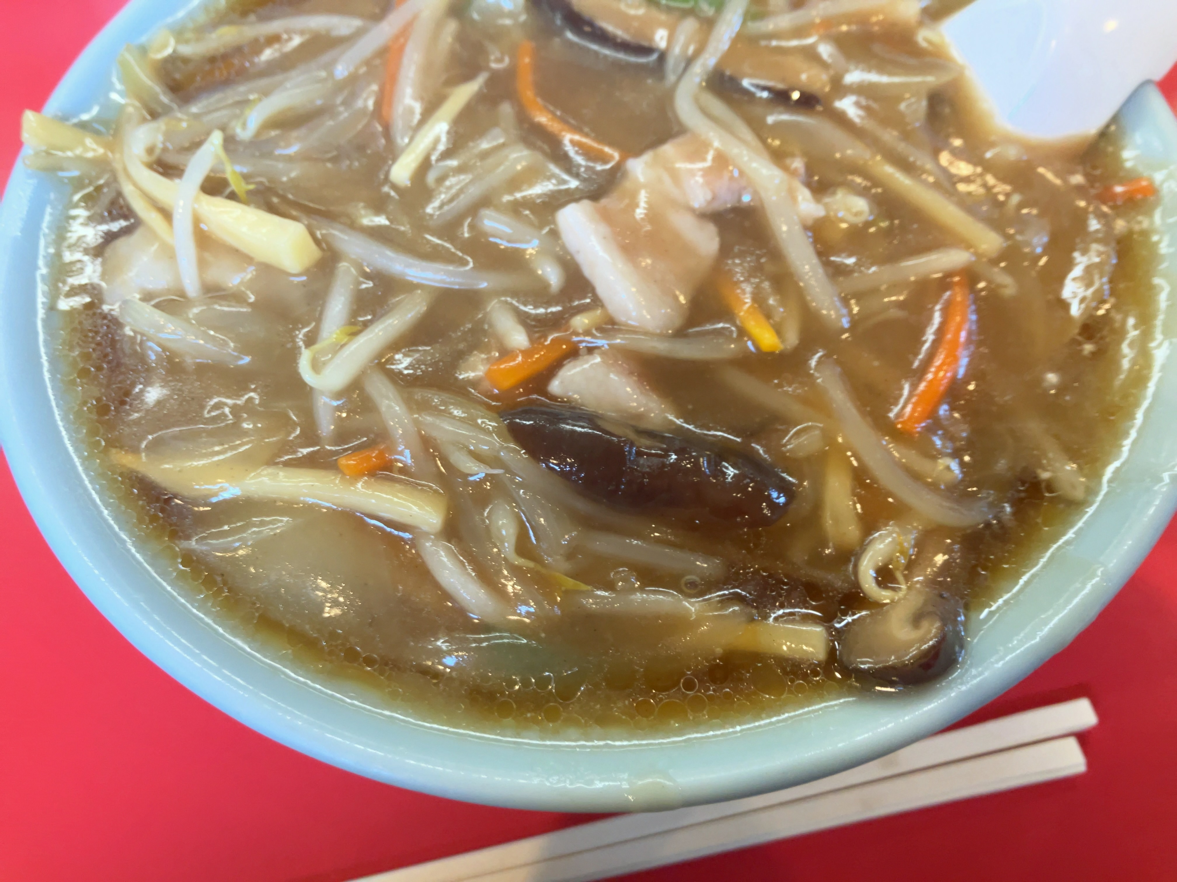 龍華という店のラーメン