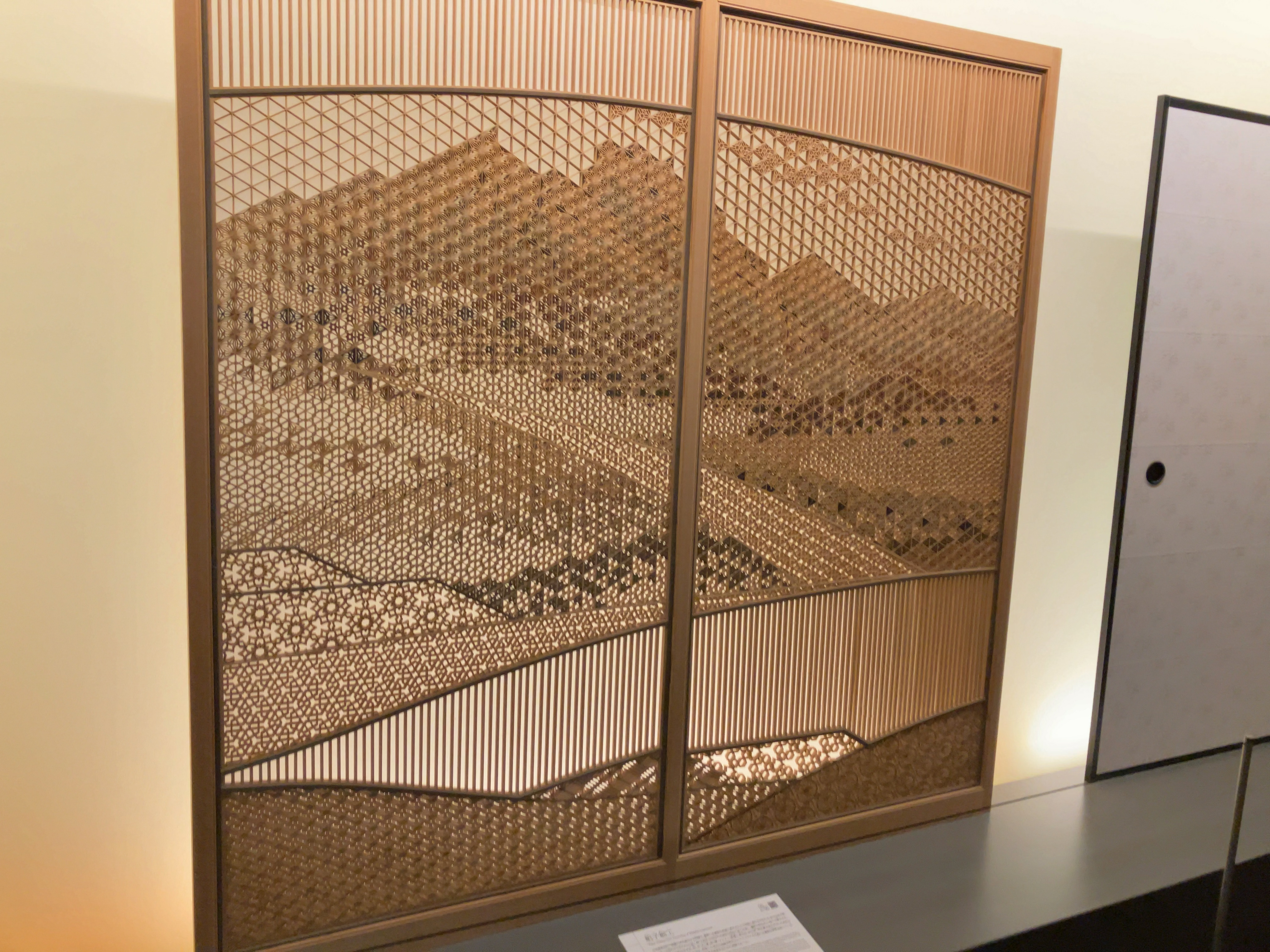 組子細工の障子