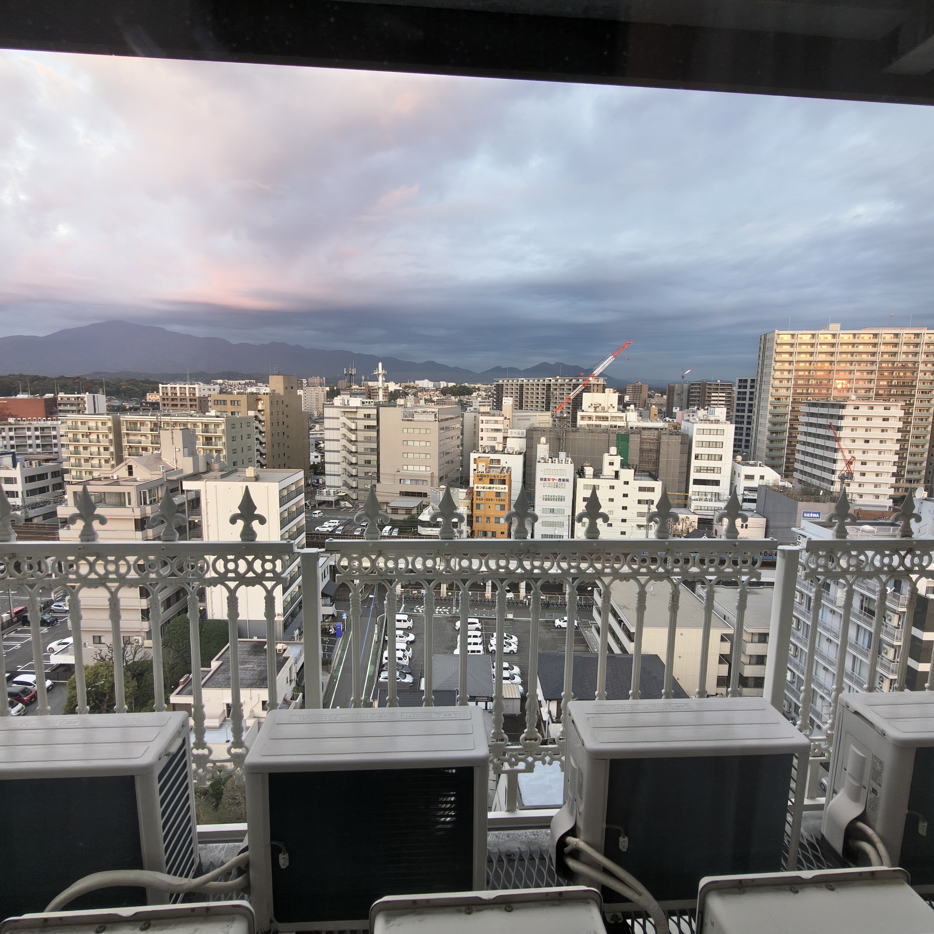 ホテルからの景色